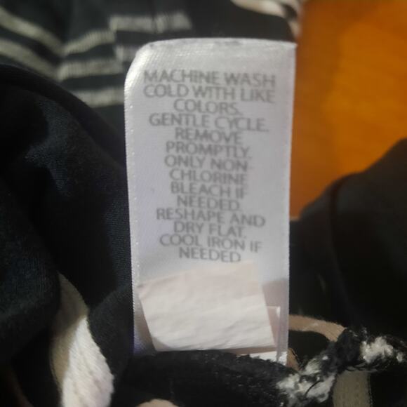 J. Jill Womens Fit on The Go Swing Dress A Line Silhouette Navy Stripe Size M - Picture 5 of 6